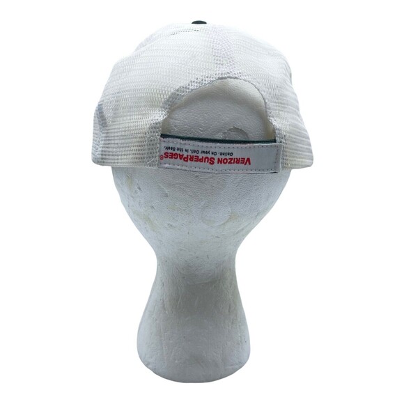 Tampa Bay Devil Rays Baseball Hat Hook Loop Cap White Green Rare Trucker - Picture 3 of 5